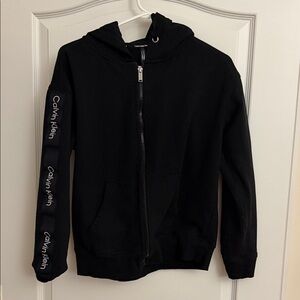 Calvin Klein Black Zip-Up Jacket